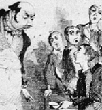 Detail of an illustration of Oliver Twist1838