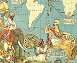 Detail from the  Map of the British Empire 1886