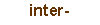 inter-