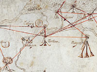 Lambarde's map of Kent 1585