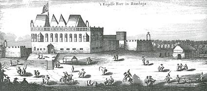 The English Fort at Bombay