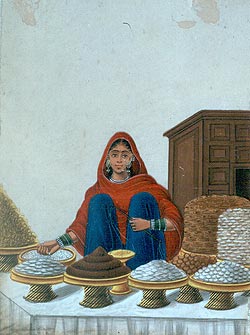 An Indian sweet seller