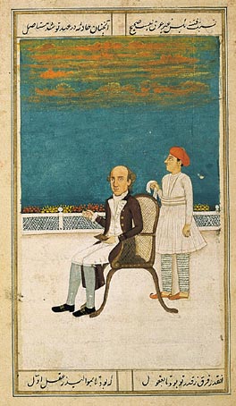 Warren Hastings by a Mughal artist