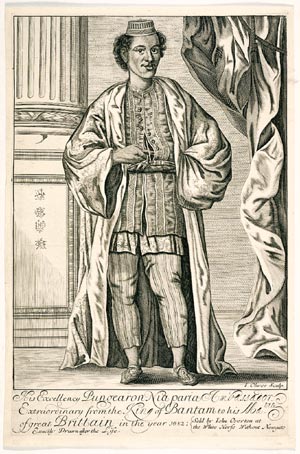 engraving of the Bantam Ambassador 