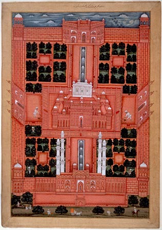 The mausoleum of Akbar